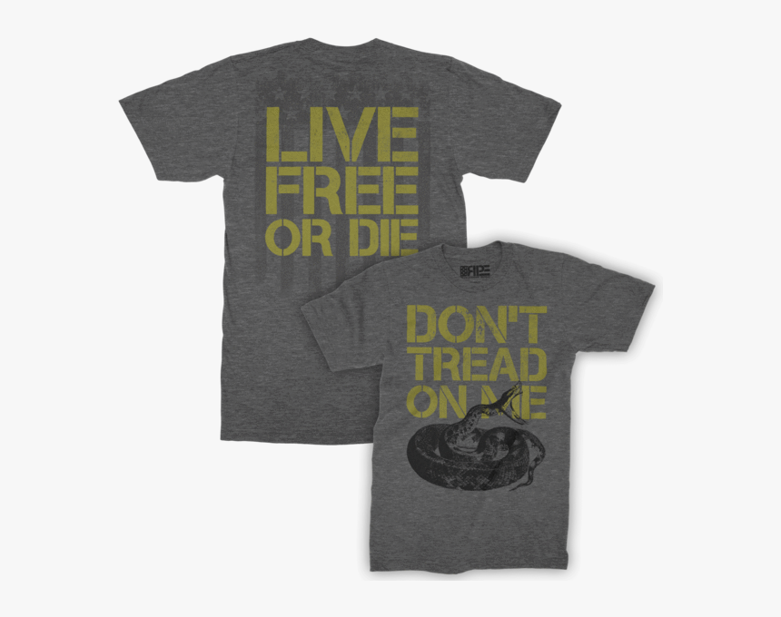 Don"t Tread On Me / Live Free Or Die - Active Shirt, HD Png Download, Free Download