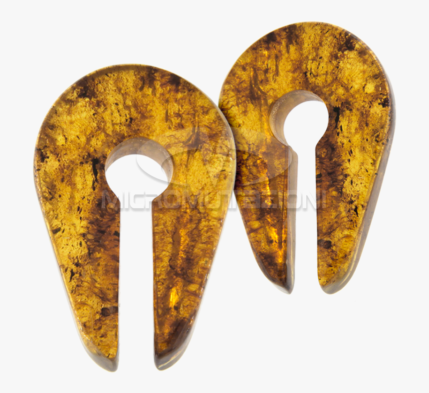 Chiapas Amber Keyhole Weight Stone - Illustration, HD Png Download, Free Download
