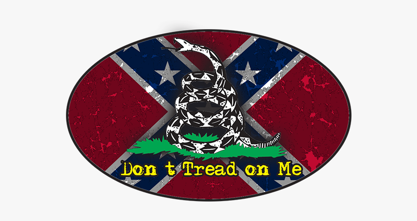 Rebel Flags In A Oval, HD Png Download, Free Download