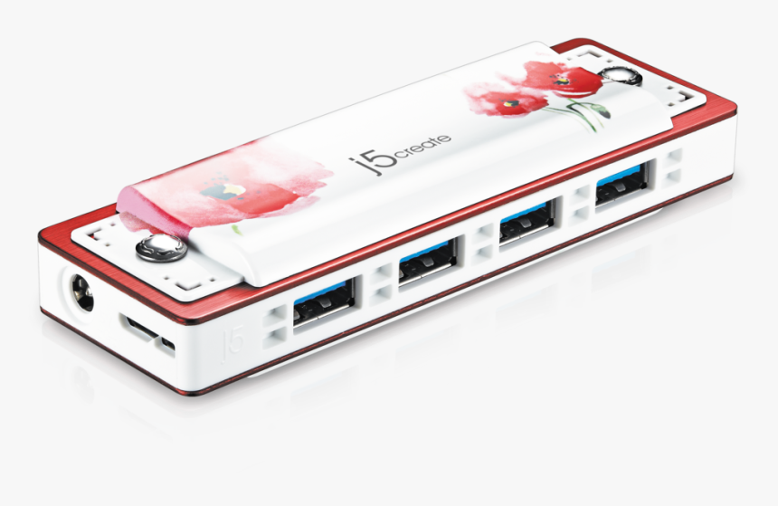 J5create Harmonica 4-port Usb 3.0 Hub Juh345, HD Png Download, Free Download