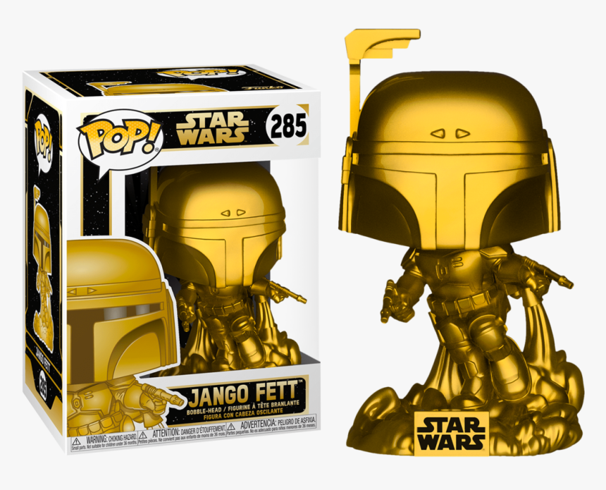 Gold Jango Fett Funko Pop, HD Png Download, Free Download