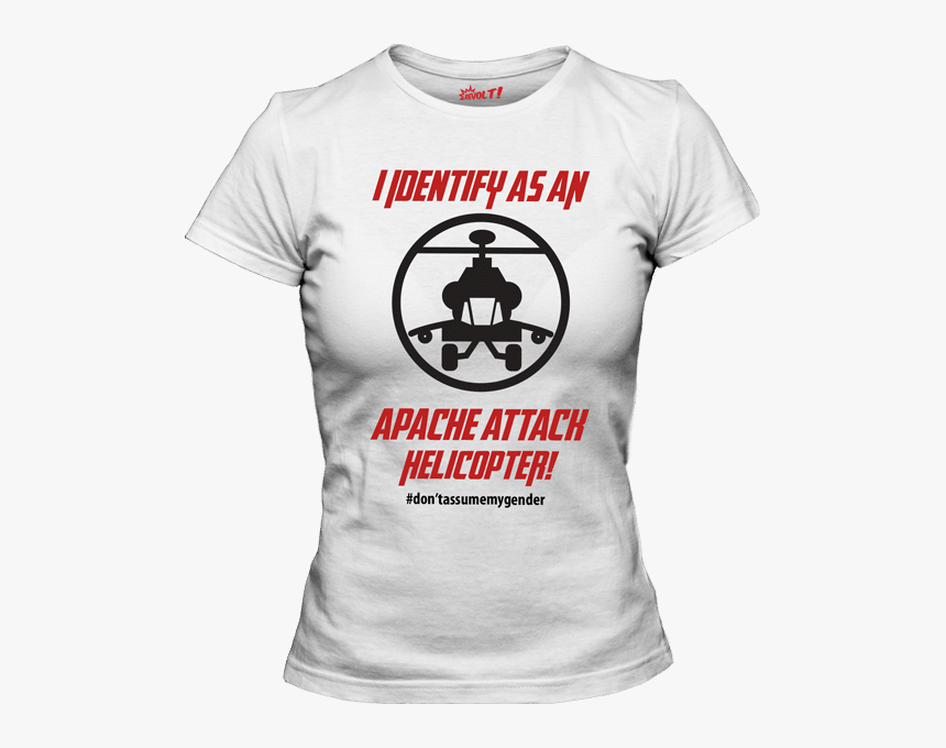 Identify As An Attack Helicopter Shirt, HD Png Download, Free Download