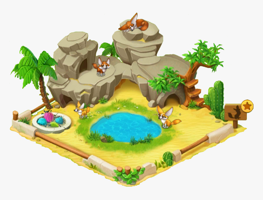 Township Wiki - Fennec Fox Enclosure Township, HD Png Download, Free Download