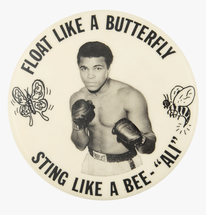 Float Like A Butterfly Sports Button Museum - Float Like A Butterfly Sting Like Ab, HD Png Download, Free Download