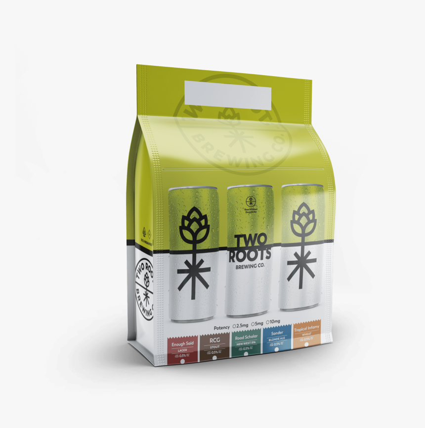 Is Two Roots Brewing, The World’s First Non-alcoholic - Bag, HD Png Download, Free Download