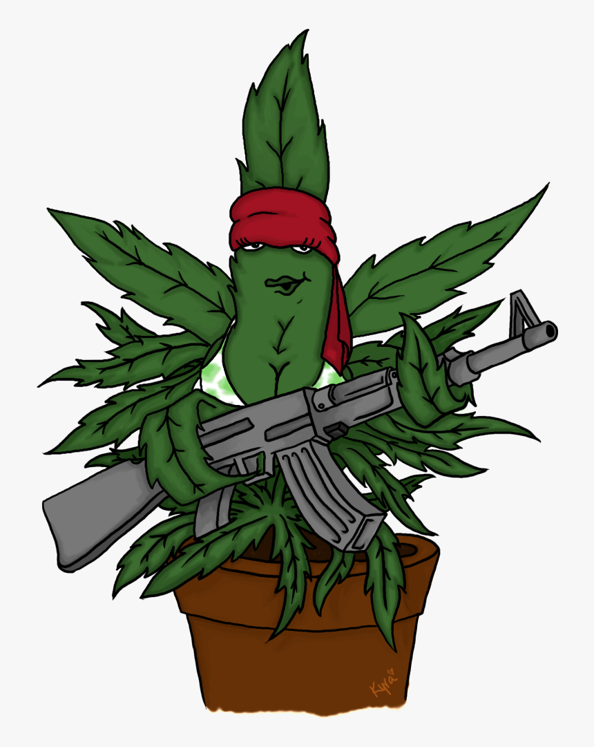 Bag Of Weed Png Download - Smoking Cartoon Bong, Transparent Png is free tr...