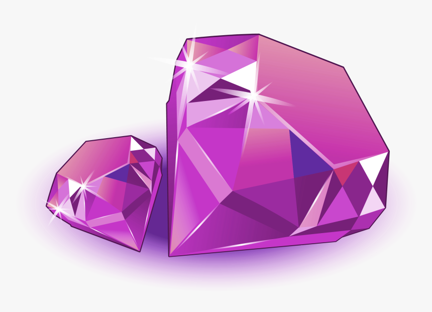 Crystals Clipart Simple Diamond - Clip Art, HD Png Download, Free Download