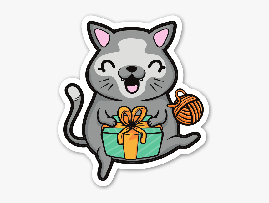 Cute Kitten Sticker, HD Png Download, Free Download