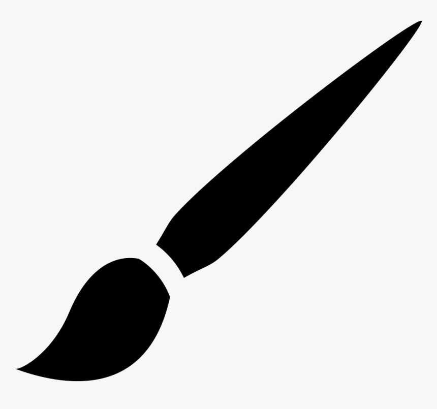 Artistic Brush - Paint Brush Icon Transparent, HD Png Download - kindpng