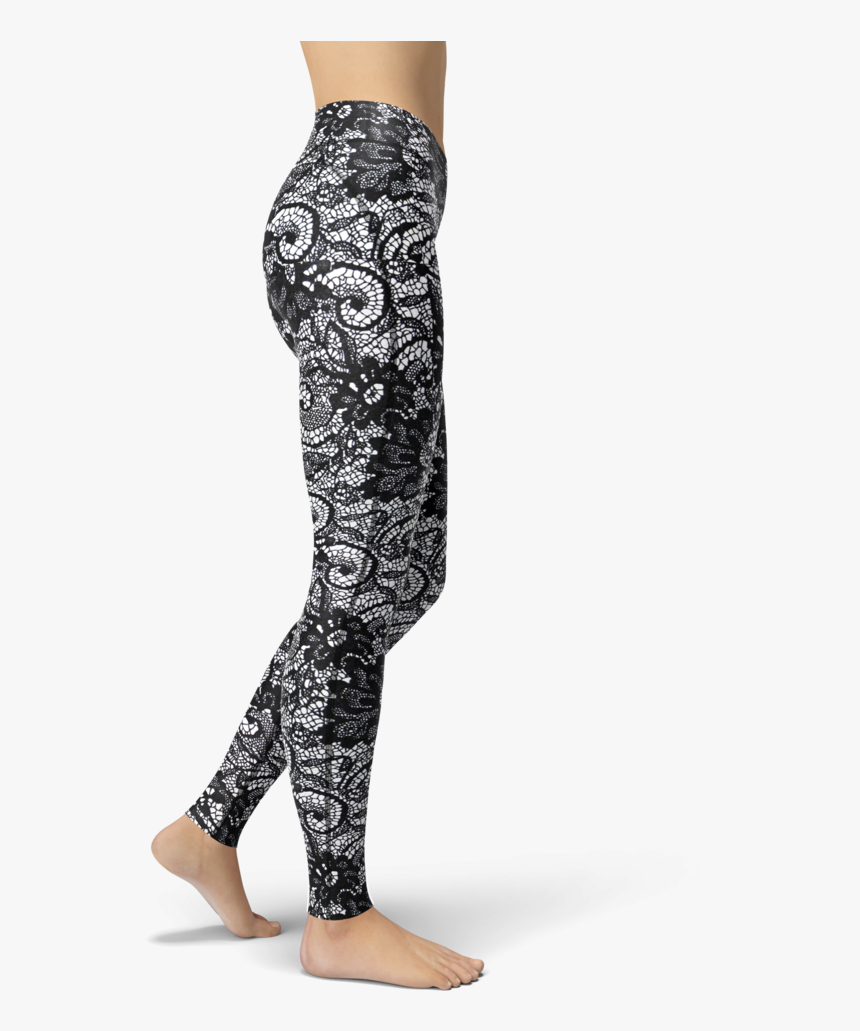 Catrina Black Lace - Leggings, HD Png Download, Free Download