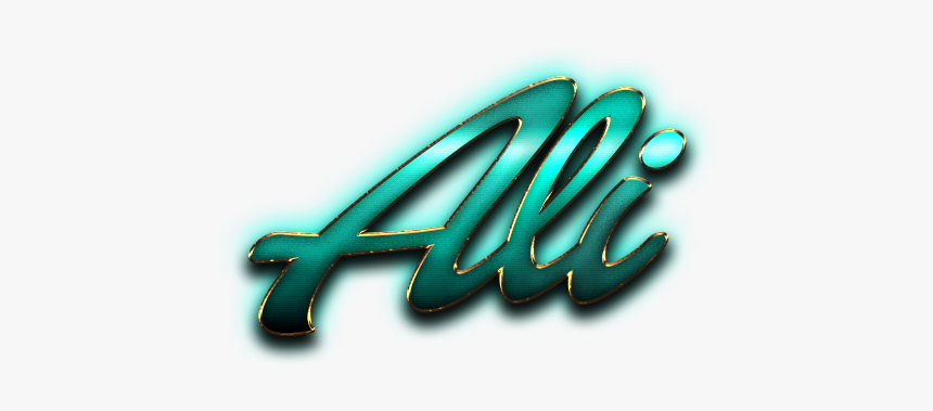 Ali Name Logo Png - Calligraphy, Transparent Png, Free Download
