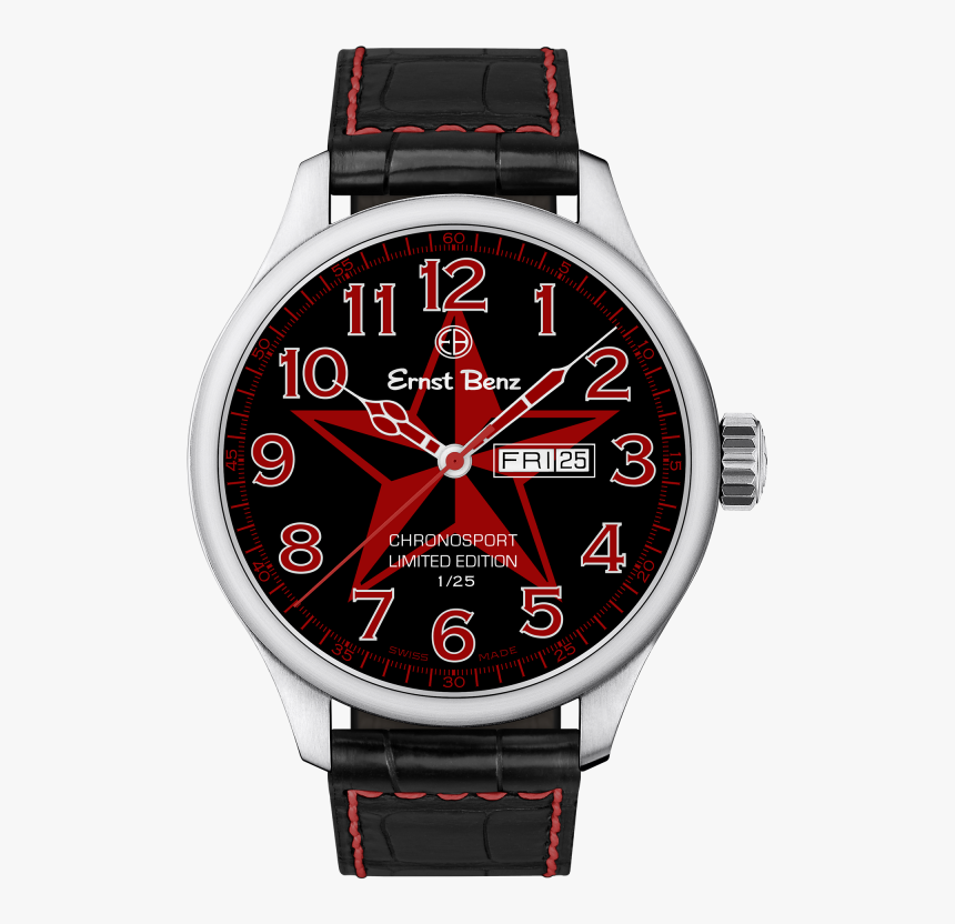 Ernst Benz Chronosport Red Star, HD Png Download, Free Download