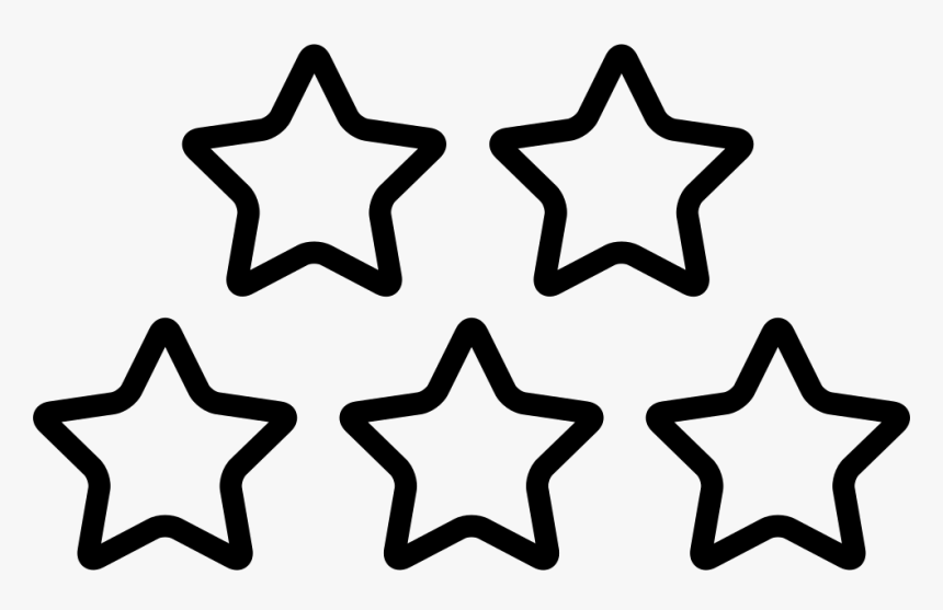 Transparent Five Stars Png - Five Star Icon Png, Png Download, Free Download