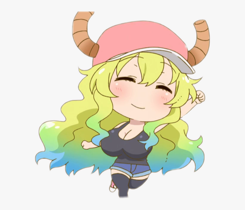 #lucoa #anime #chibi #dragon #kawaii #japan #freetoedit - Kobayashi San Chi No Maid Dragon Chibi, HD Png Download, Free Download