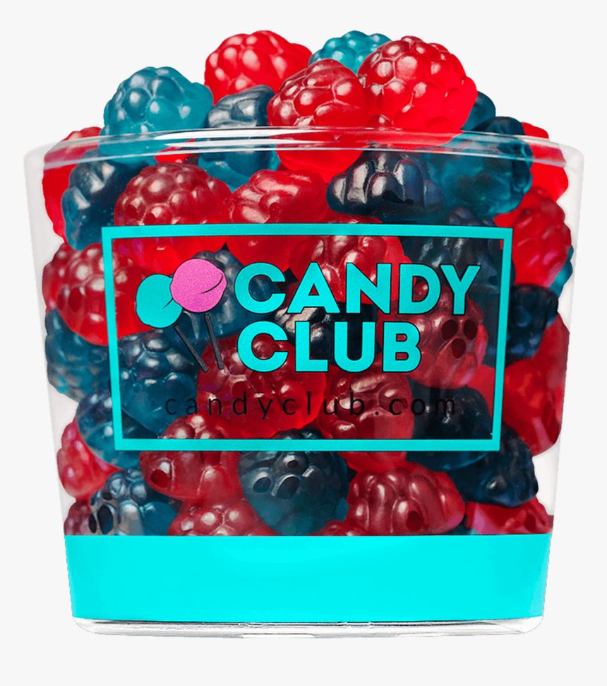 Red & Blue Raspberry Gummies, HD Png Download, Free Download