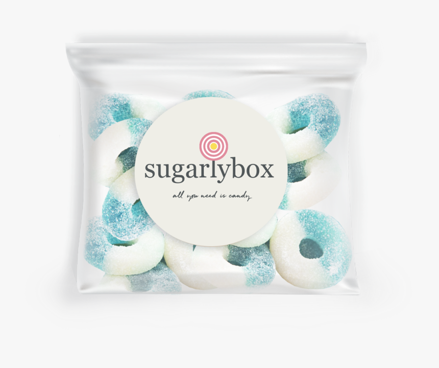 Sour Blue Raspberry Rings - Almabox, HD Png Download, Free Download