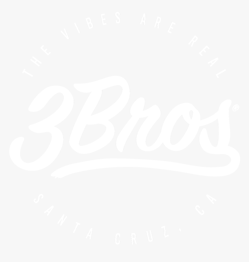 3bros Logo2019 Thevibes Wht - Handwriting, HD Png Download, Free Download