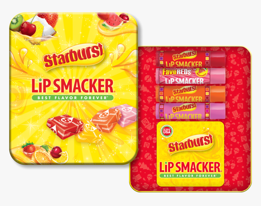 Starburst Candy Png - Starburst Lip Smackers, Transparent Png, Free Download