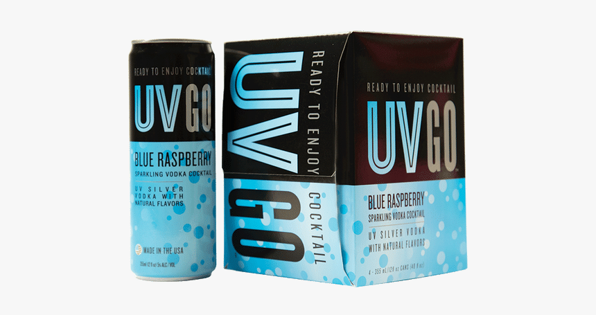 Uv Go Blue Raspberry - Caffeinated Drink, HD Png Download, Free Download