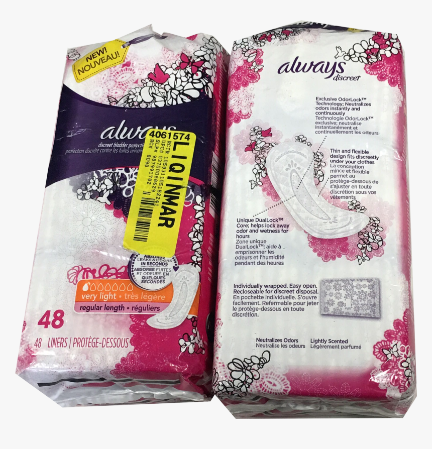 Always Discreet Incontinence Liners - Kitten, HD Png Download, Free Download