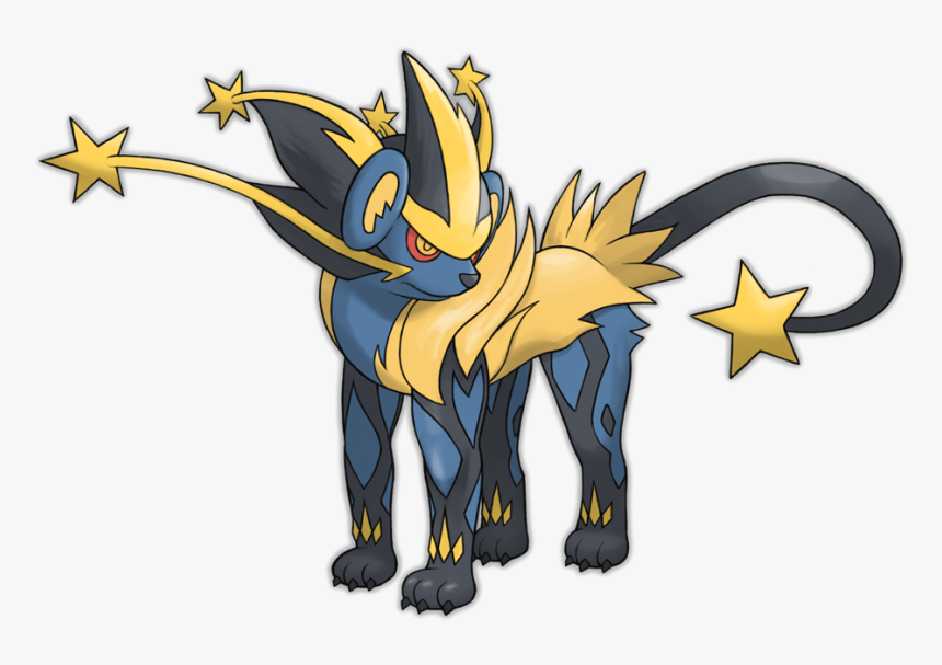 Mega Luxray - Cartoon, HD Png Download, Free Download