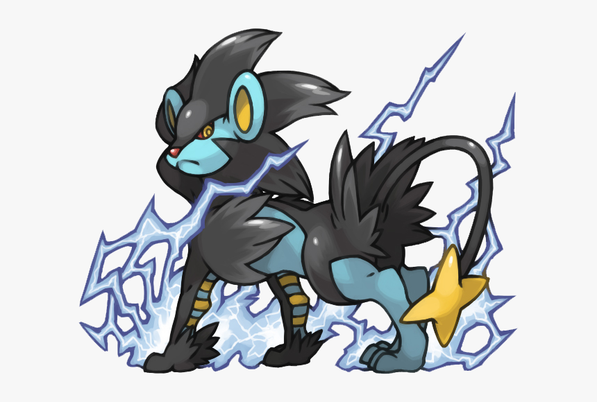 Luxray , Png Download - Easy To Draw Luxray Pokemon, Transparent Png, Free Download