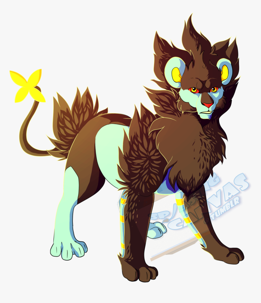 Zeus, My Luxray On My Pokemon X Team ~ He Swept Through - Cartoon, HD Png Download, Free Download