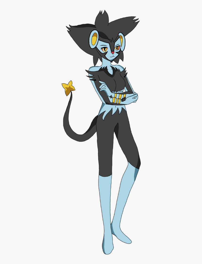 Pokemon Luxray Human Form - Cartoon, HD Png Download, Free Download