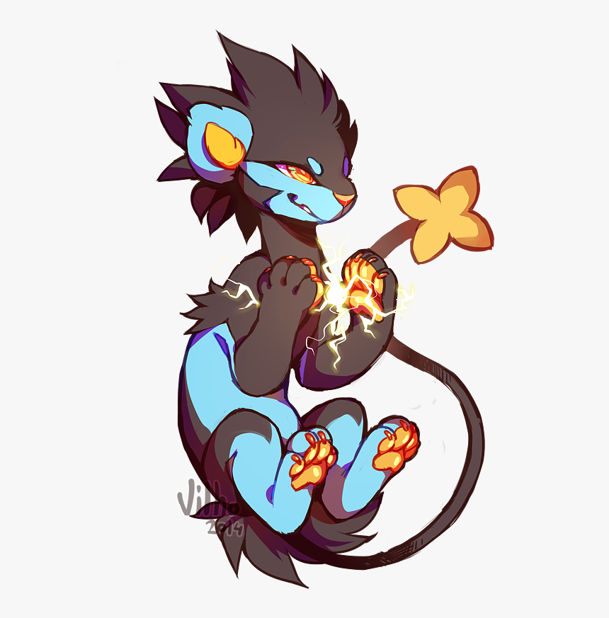 Art Pokemon Drawing Luxray, HD Png Download, Free Download