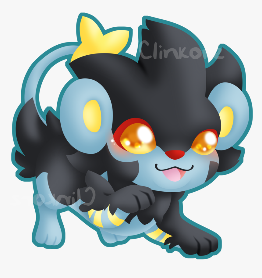 405 Luxray - Adorable Luxray Cute, HD Png Download, Free Download