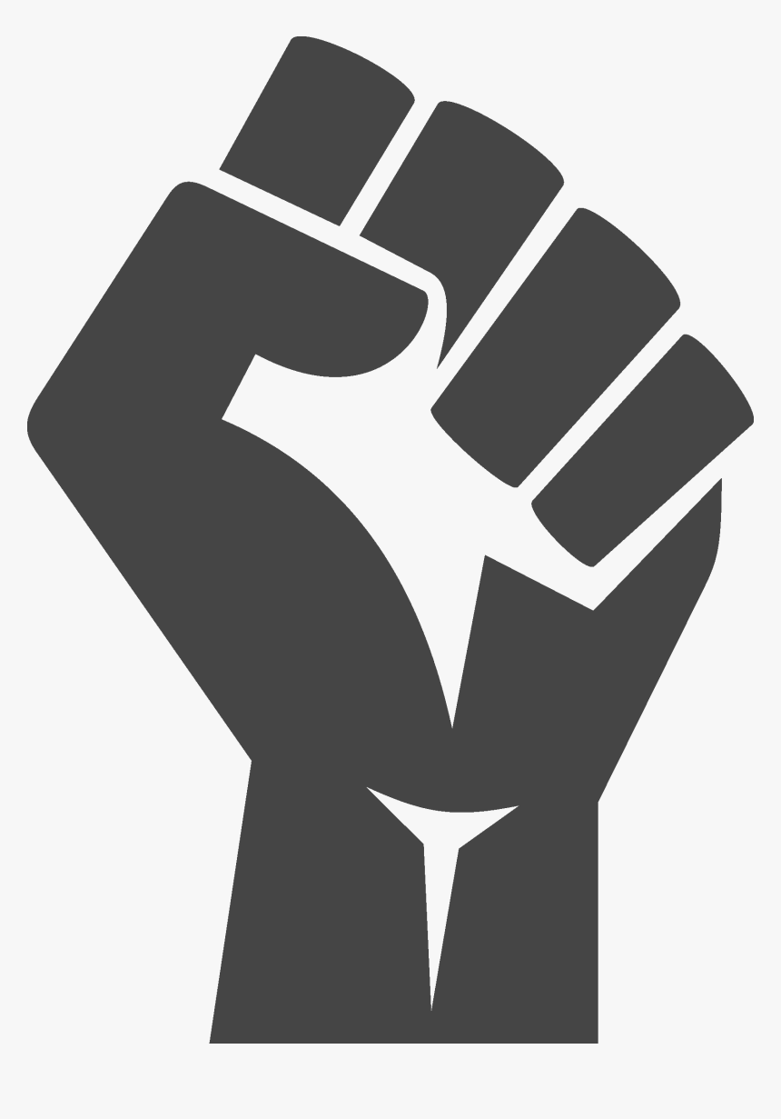 Black Power Fist Png - Fist Up Png, Transparent Png, Free Download