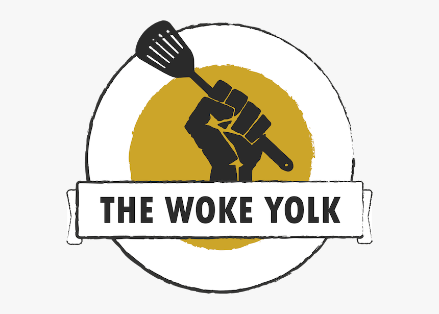 Woke Yolk Logo Featuring Raised Fist With Spatula - Fist, HD Png Download, Free Download