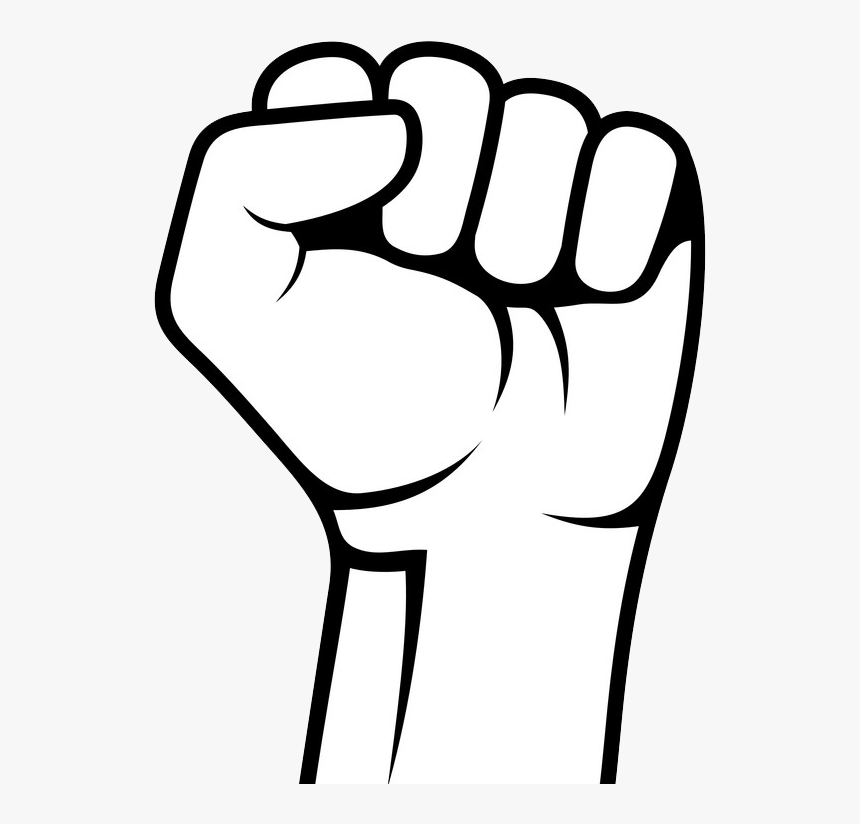 Raised Fist - Fist Clipart Png, Transparent Png, Free Download