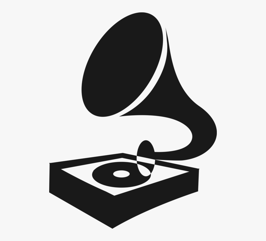 Vector Illustration Of Gramophone Phonograph Record - Record Player Vector Png, Transparent Png, Free Download