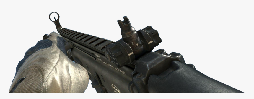 Scar-l Cocking Mw3 - Cod Mw3 Scar L, HD Png Download, Free Download