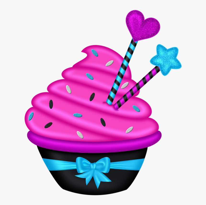 Фотки Happy Birthday Clip Art, Birthday Clipart, Girl - Cup Cakes Animados Para Dibujar, HD Png Download, Free Download
