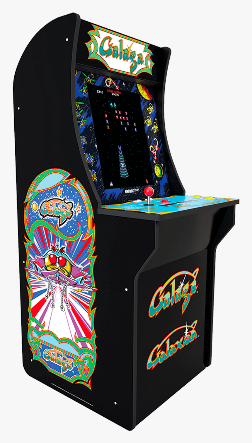 Galaga Arcade Cabinet"
 Class="lazyload Lazyload Fade - Arcade1up Galaga, HD Png Download, Free Download