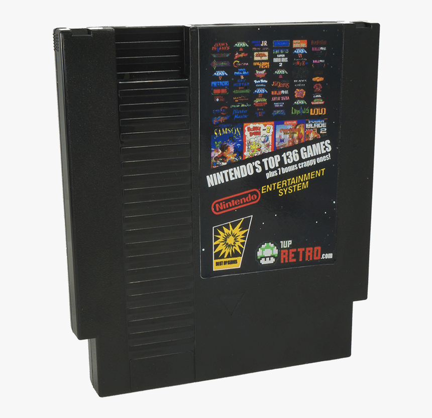 Nintendo 136 In 1 Plus 7 Crappy Games, Nes Multicart, - 143 In 1 Nes, HD Png Download, Free Download