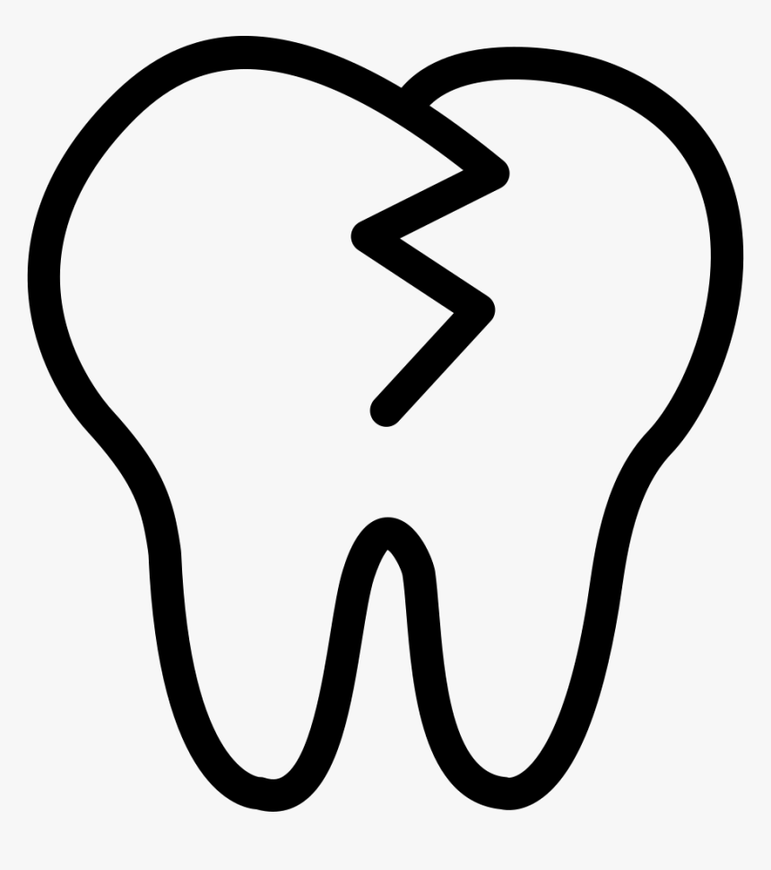 Tooth Shape Outline - Forma De Dientes Png, Transparent Png, Free Download