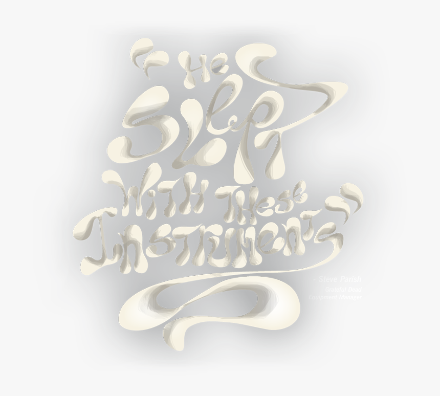Outline Of Guitar Transparent Background , Png Download - Calligraphy, Png Download, Free Download