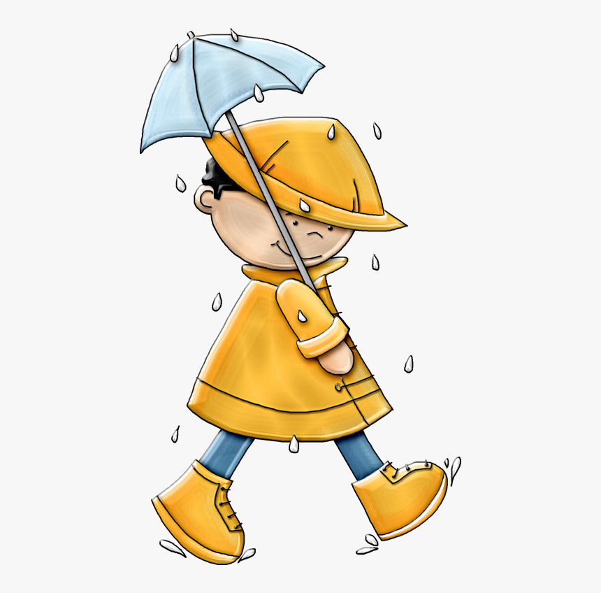 Boy With Rain Png, Transparent Png, Free Download