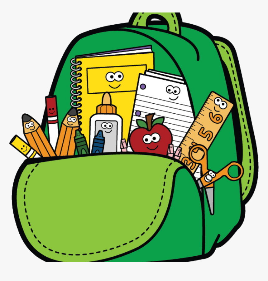 First Day Of School Clipart Thanksgiving Clipart House - School Bag Clipart Transparent, HD Png Download, Free Download