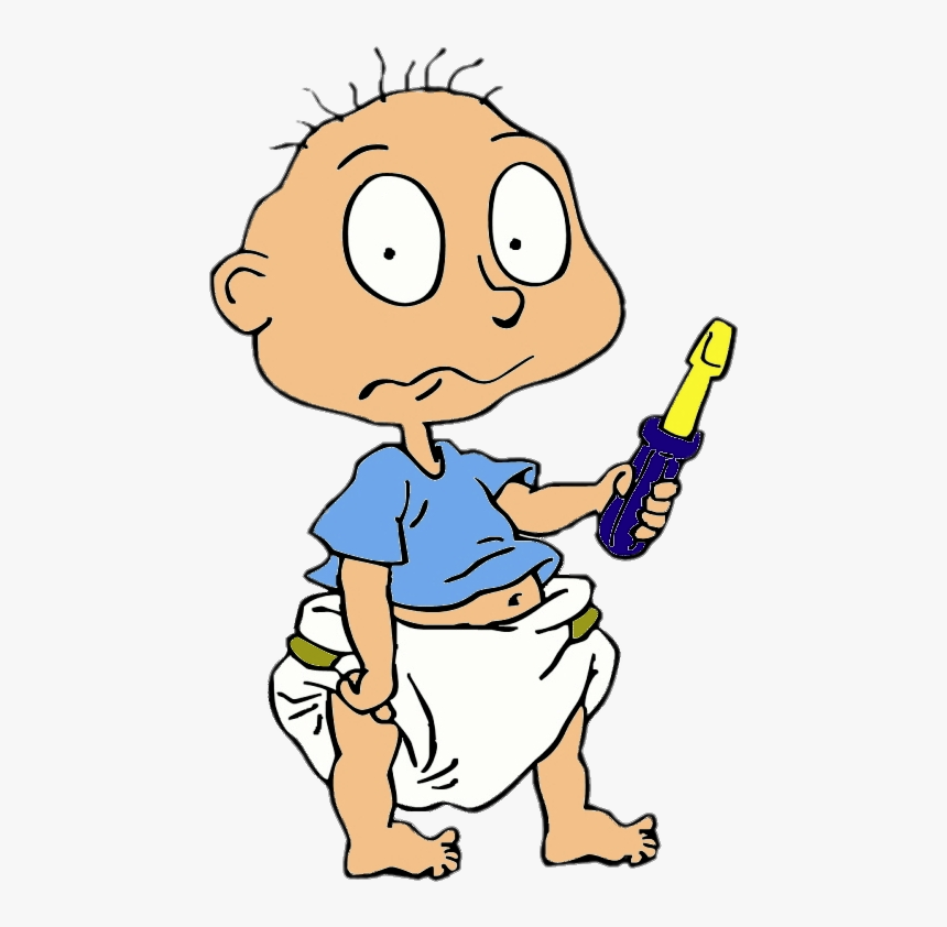 Rugrats Character Tommy Pickles Holding Screwdriver - Tommy And Lil Rugrats, HD Png Download, Free Download