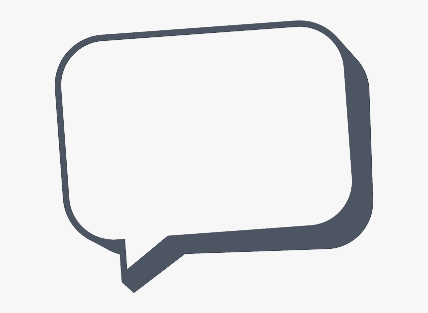 Transparent Background Speech Bubble Png , Png Download - Clipart Text Box, Png Download, Free Download