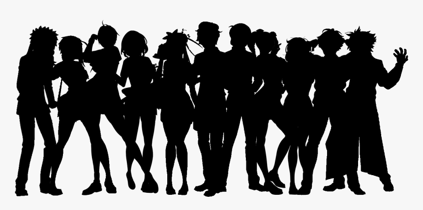 Thumb Image - Silhouette Of 20 People Png, Transparent Png, Free Download