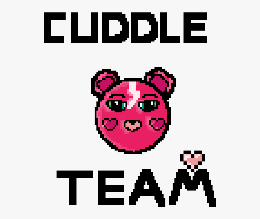 Cuddle Team Leader - Minecraft Pixel Art, HD Png Download, Free Download
