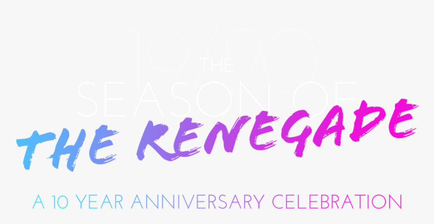 20 Season Of The Renegade Title, HD Png Download, Free Download