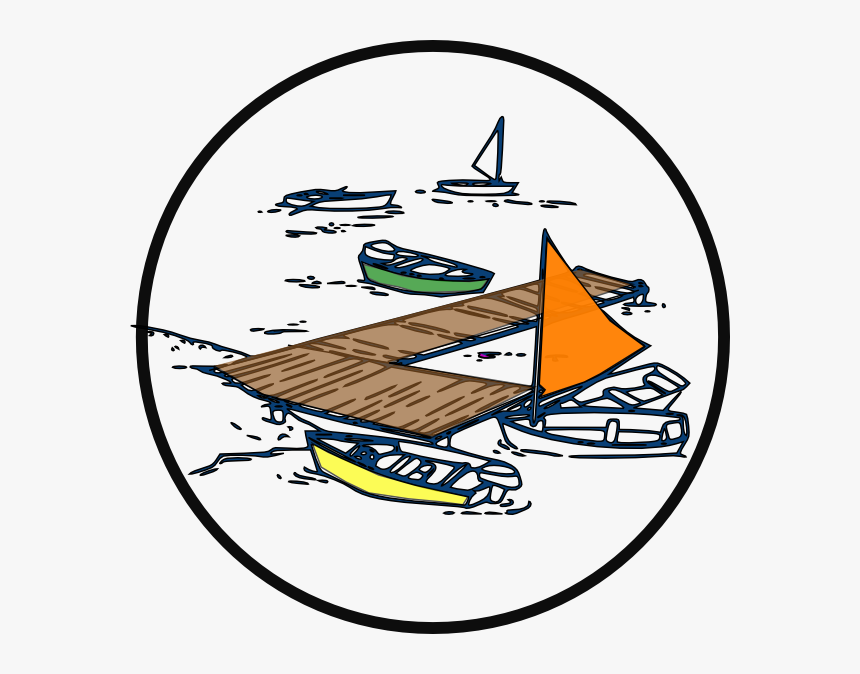 Pier Vector Boat Dock - Floating Dock Clip Art, HD Png Download, Free Download