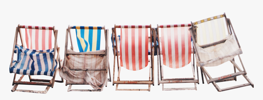 Beach Chairs Colorful - Folding Chair, HD Png Download, Free Download