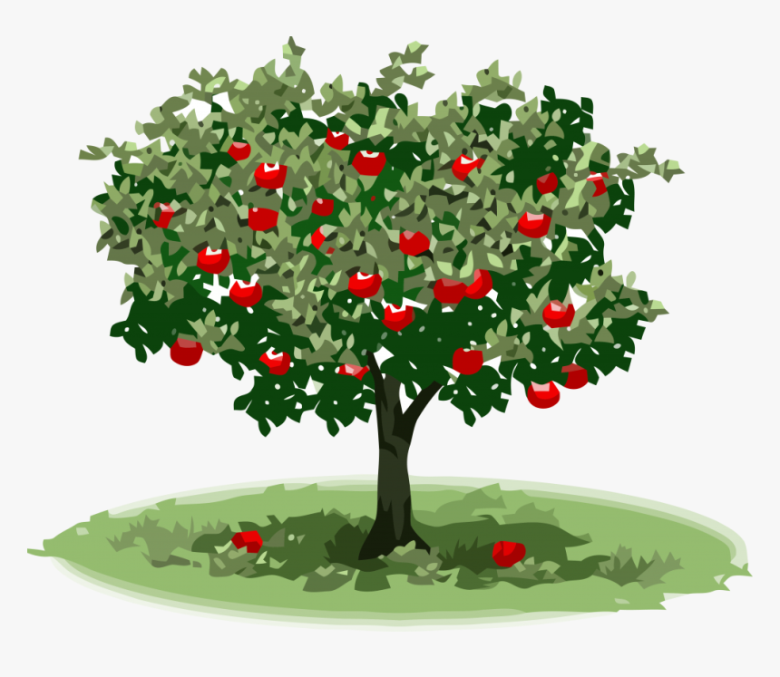 Clipart Transparent Apple Tree, HD Png Download, Free Download